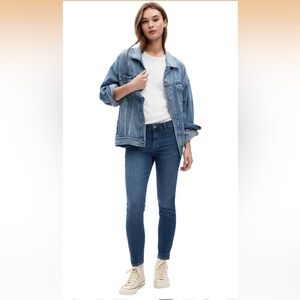 GAP Denim Women’s Knit Leggings in Blue Indigo Size 27